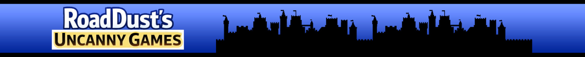 RoadDust's Uncanny Games banner